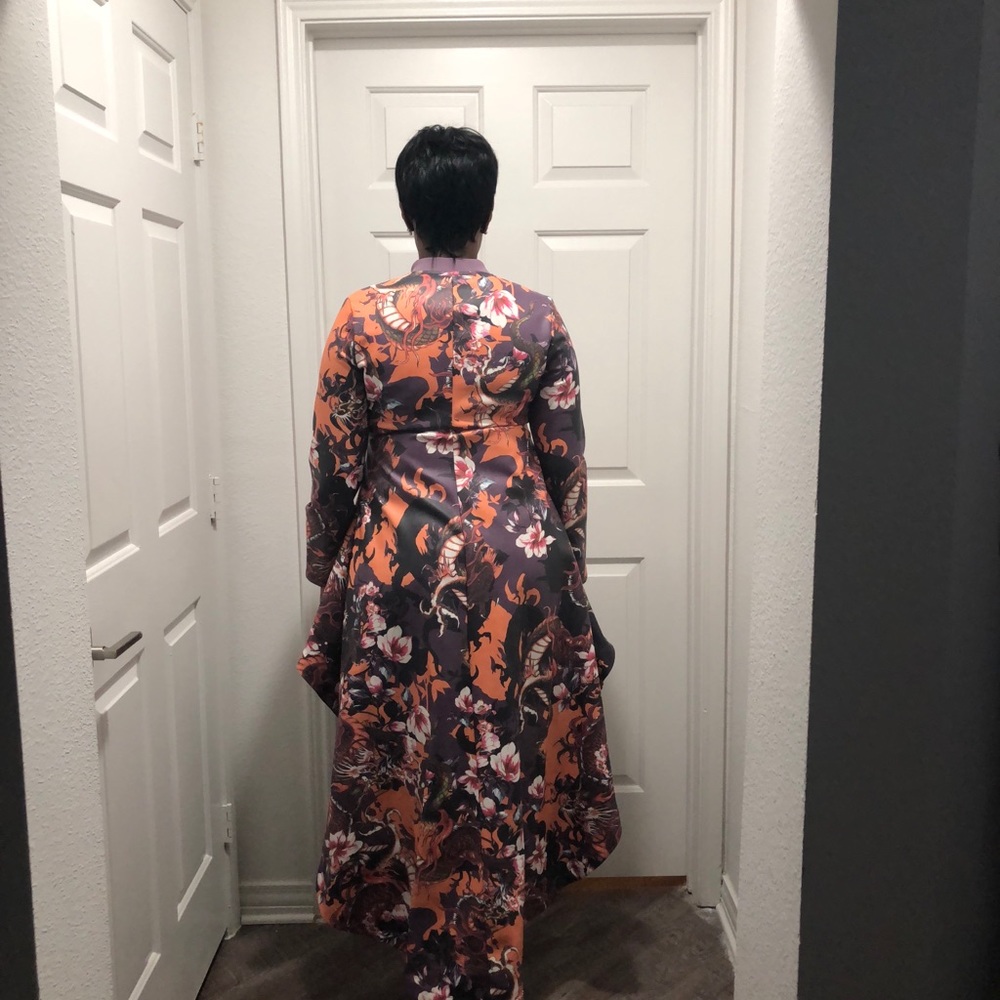 Floral Purple Fashion Jacket